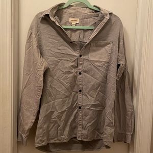 Diesel button down shirt patchwork small